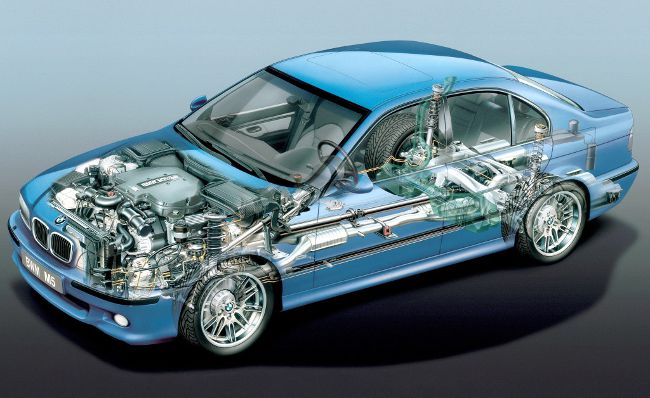 BMW M5 E39 S в разрезе