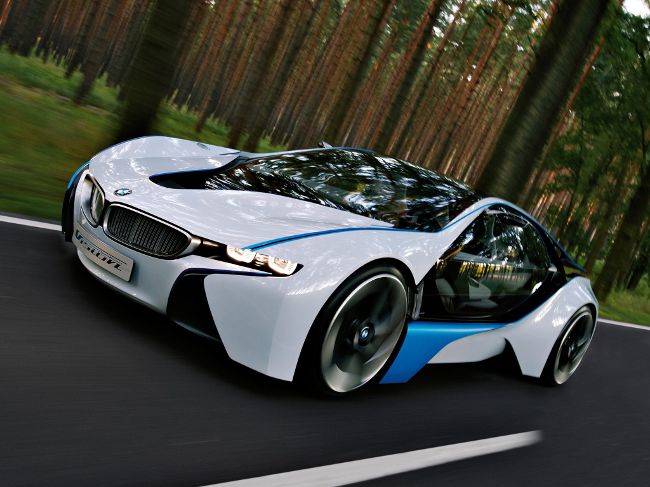 BMW Vision Efficientdynamics Concept стал первым шагом к созданию i8