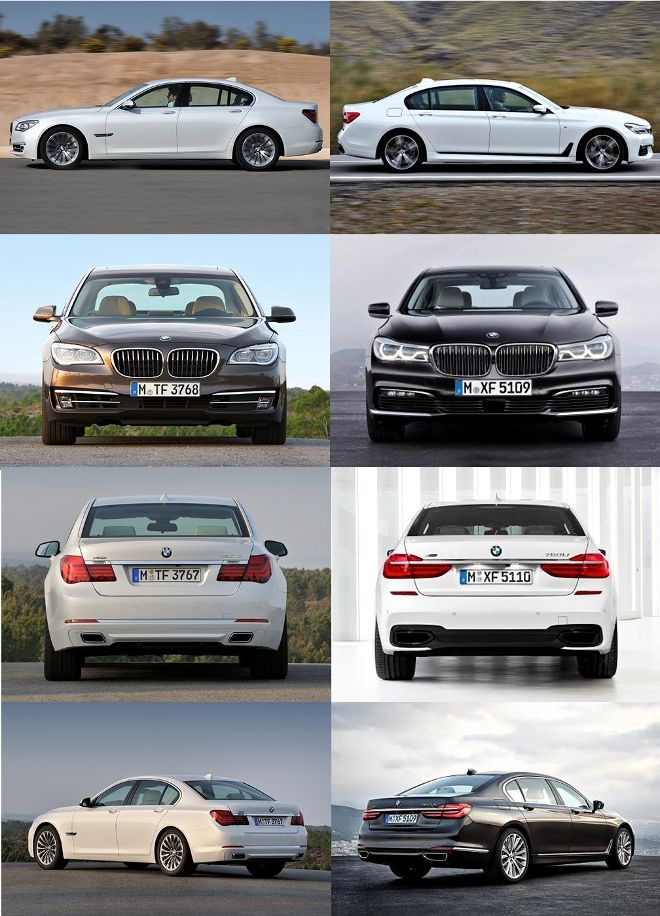 Внешнее сравнение BMW F0x и G1x