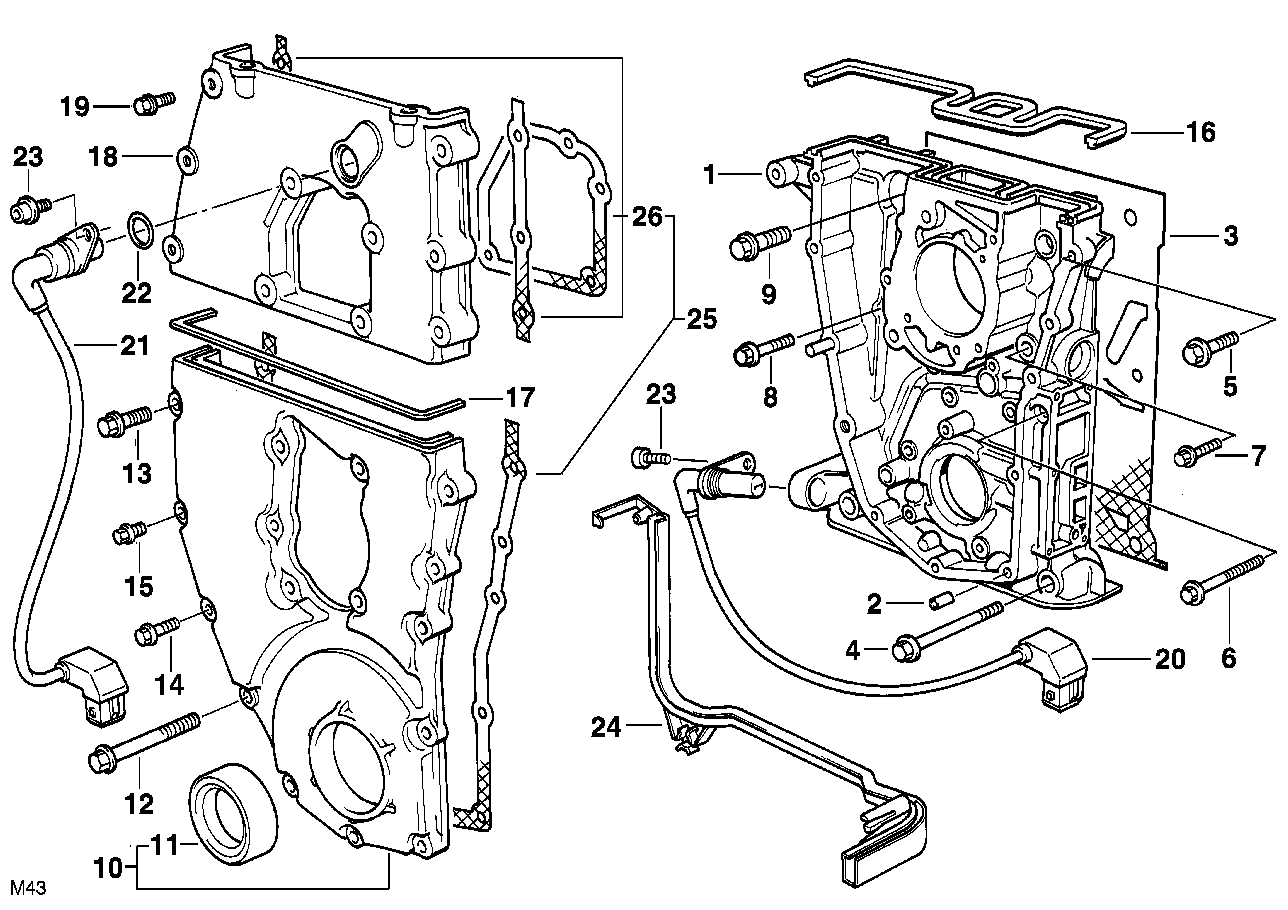 Двигатель M43B18