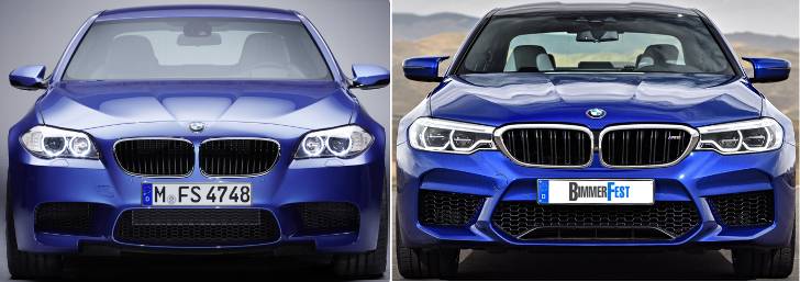 BMW M5 F10 vs F90