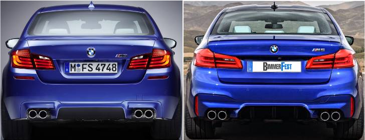 BMW M5 F10 vs F90
