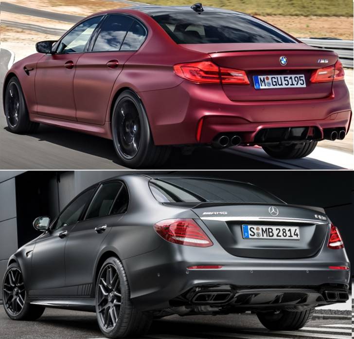 BMW M5 First Edition vs Mercedes AMG E 63 S