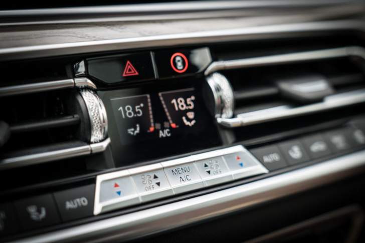 Управление климатом BMW X5 G05 - обзор
