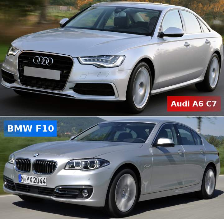 Audi A6 C7 vs BMW F10 5 Series - что выбрать
